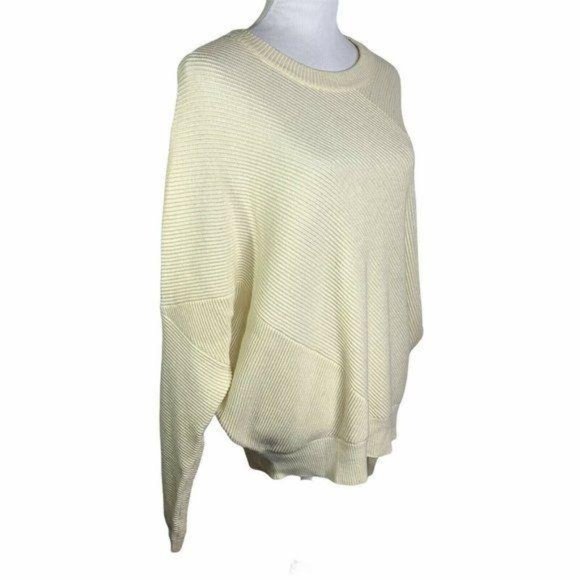 ALLSAINTS  Ribbed Crewneck Asymmetrical Sweater - Picture 4 of 10